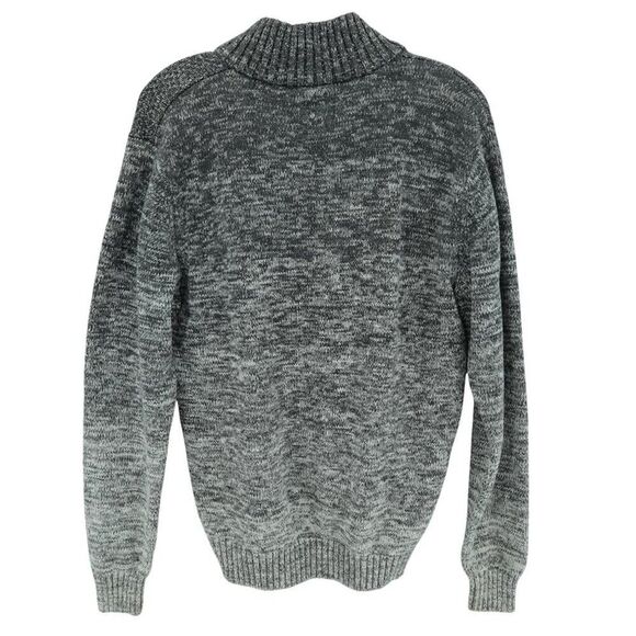 JB Holt Gray Half-Zip Cotton Men’s Sweater Size Large - Picture 3 of 14